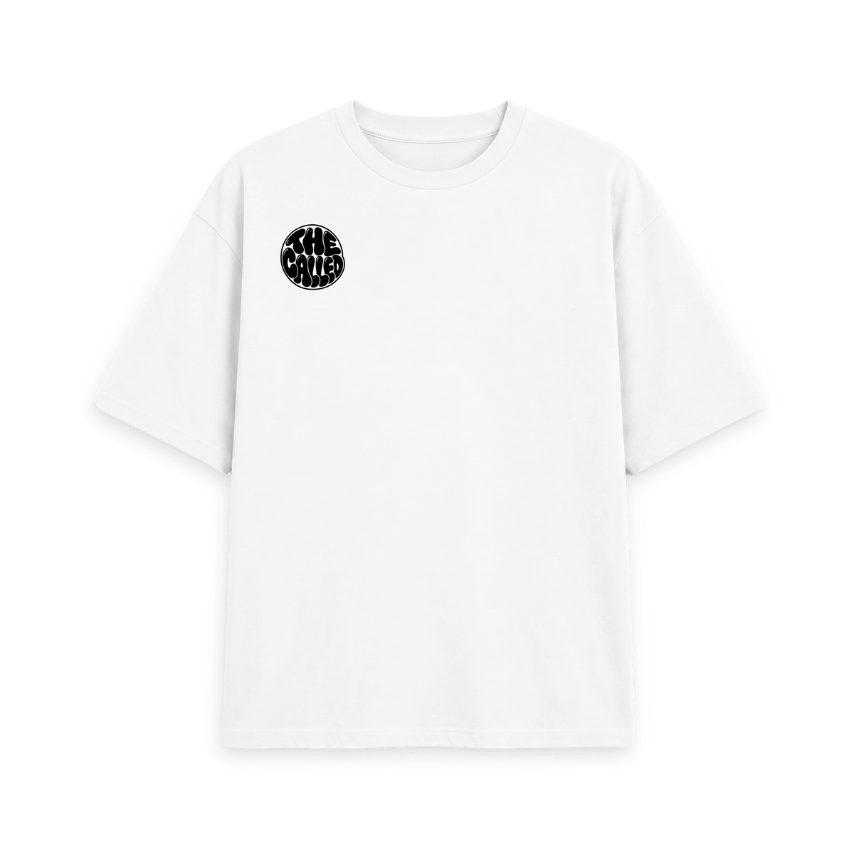 White Printed T-shirt Front