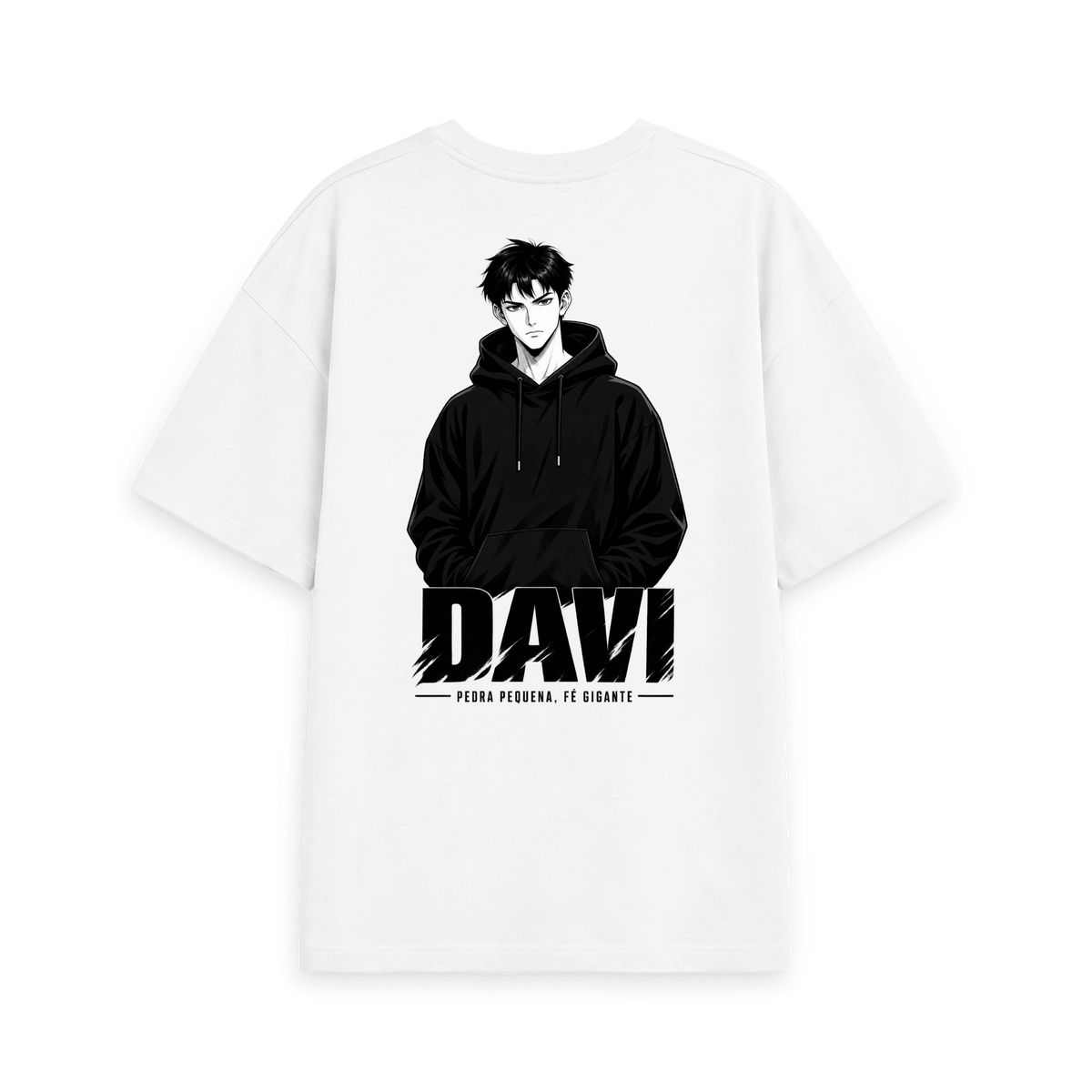 White Printed T-shirt Back