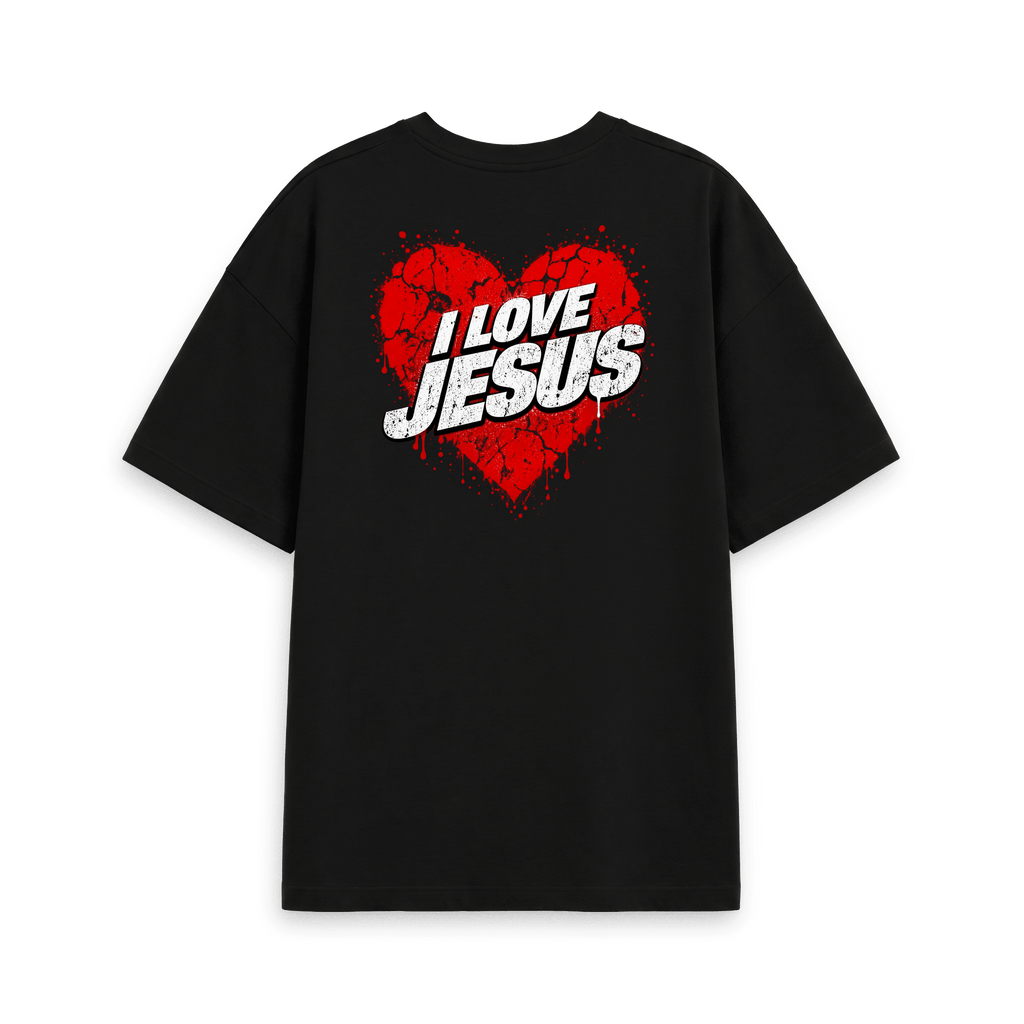 Black Printed T-shirt Back