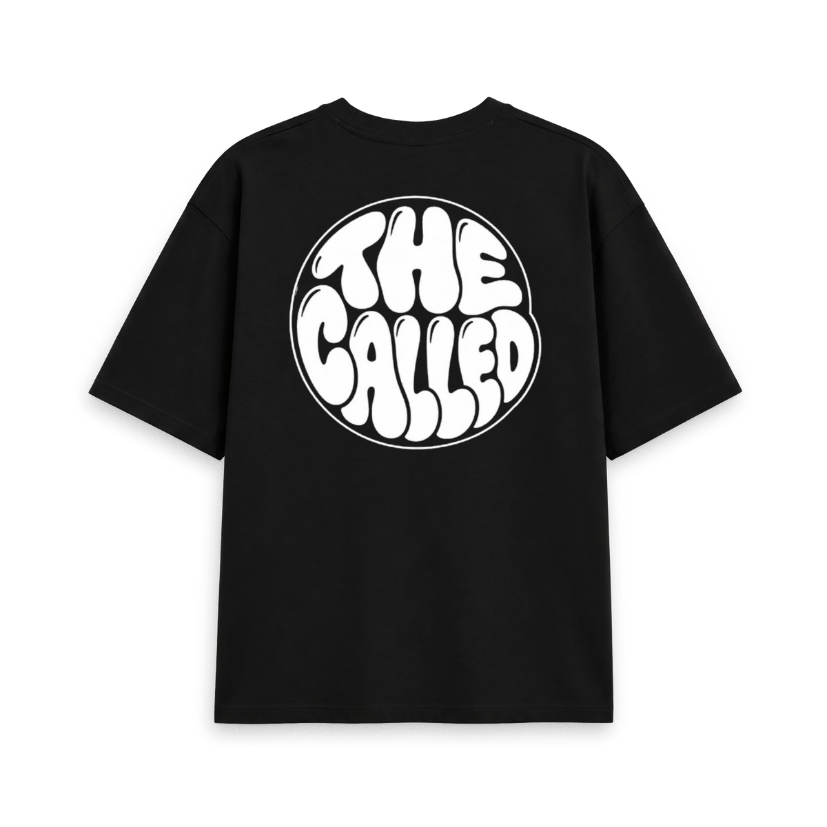 Black Printed T-shirt Back