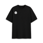 Black Printed T-shirt Front