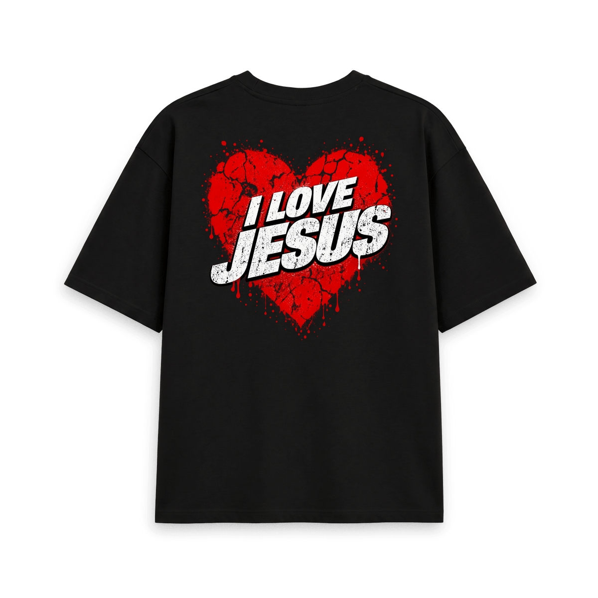 Black Printed T-shirt Back