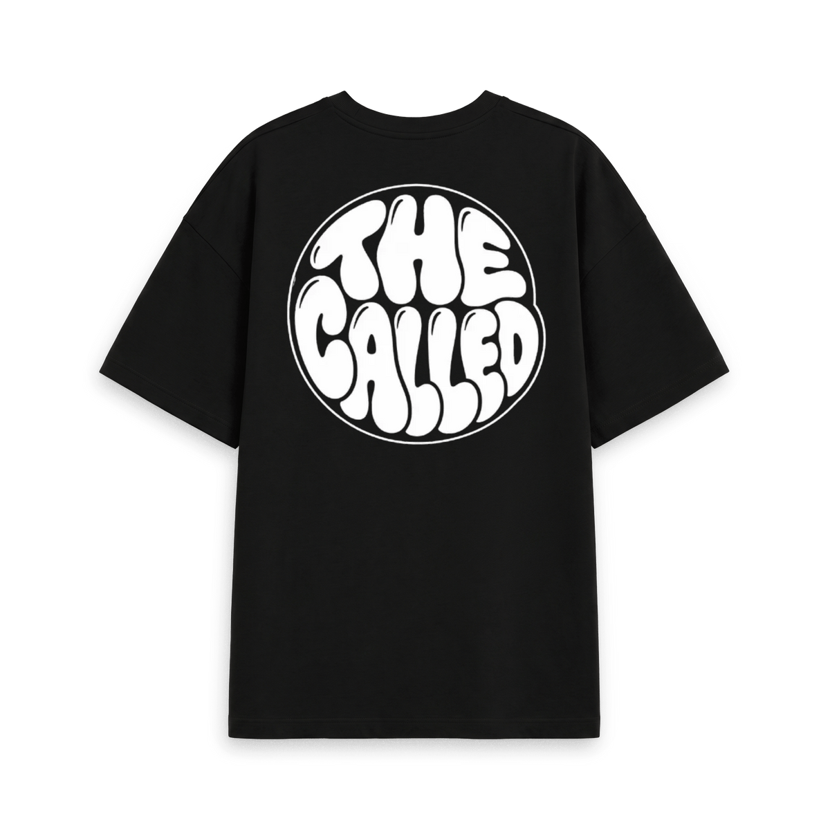 Black Printed T-shirt Back
