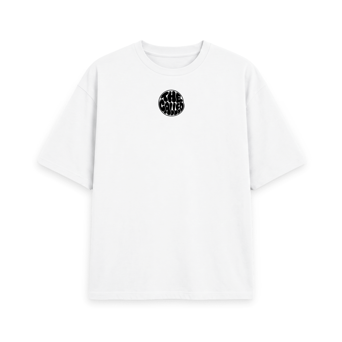 White Printed T-shirt Front