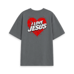 Slate Grey Printed T-shirt Back