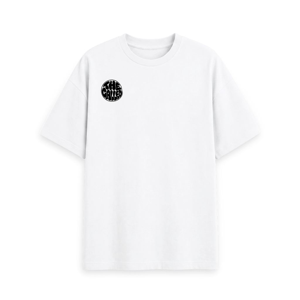 White Printed T-shirt Front