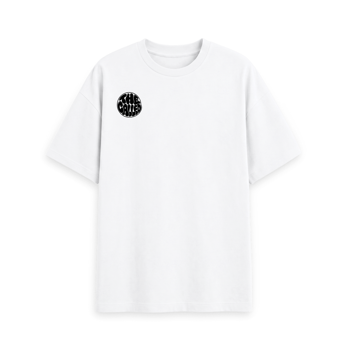 White Printed T-shirt Front