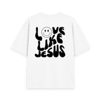 White Printed T-shirt Back