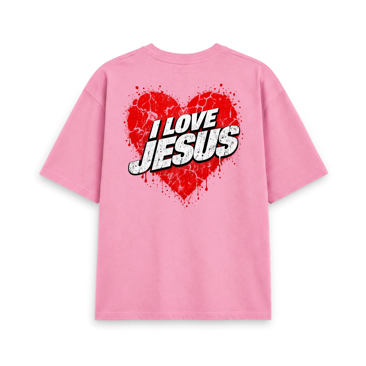 Rose Pink Printed T-shirt Back