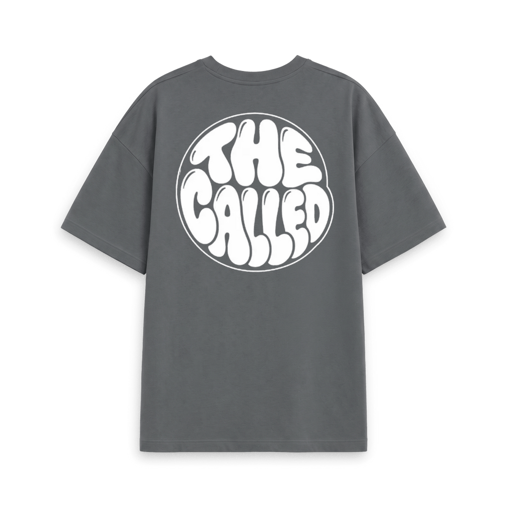 Slate Grey Printed T-shirt Back